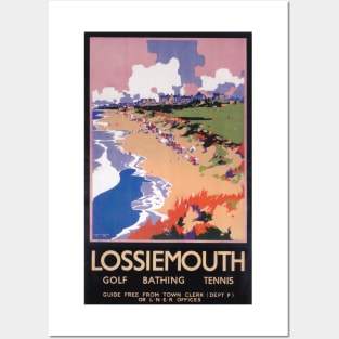 Lossiemouth, Scotland - LNER - Vintage Railway Travel Poster - 1920s Posters and Art